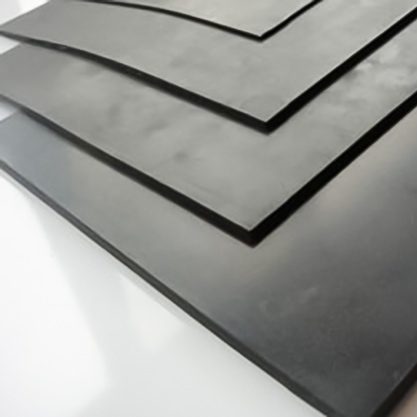 rubber sheets of different sizes.