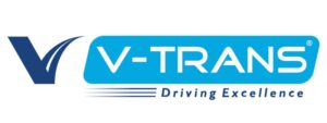 v trans transportation company logo