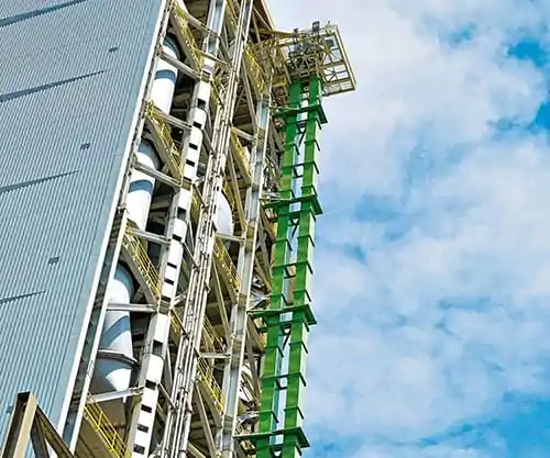 Bucket Elevator Belt in Use