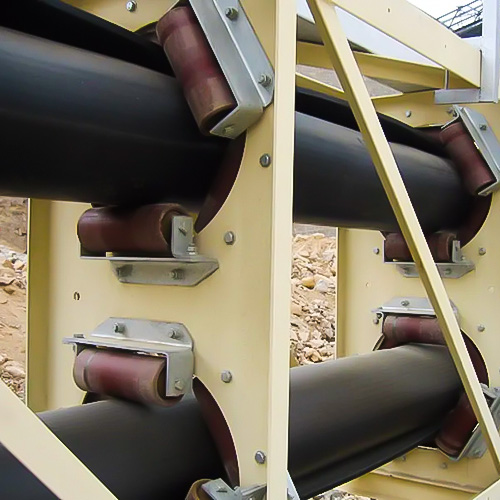 pipe belt conveyor for ore in port